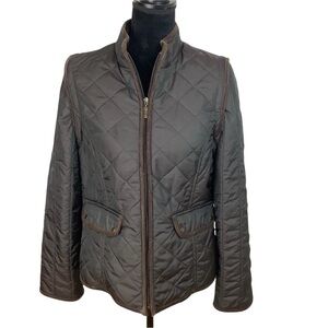 UTEX QUILTED FAUX FUR BARN JACKET / VEST S